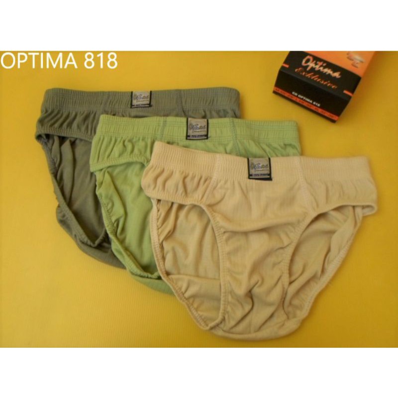 (3pcs)Celana Dalam Pria Dewasa Optima 818-Celana Dalam Laki-laki merk Optima