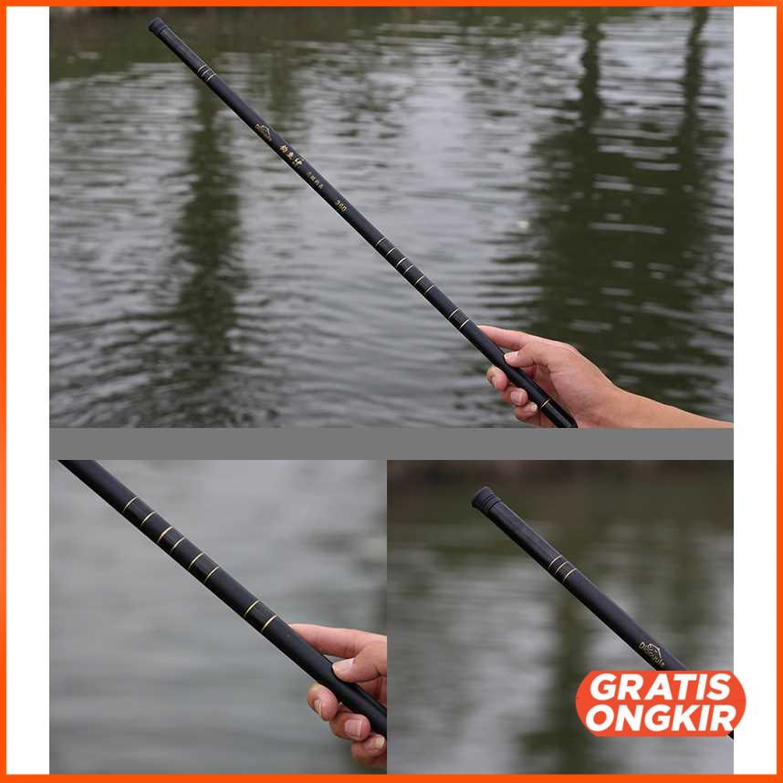 Joran Pancing Fiberglass Fishing Rod 3.6 Meter - DW360