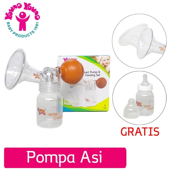 Young Young Breast Pump Manual &amp; Feeding Set 302