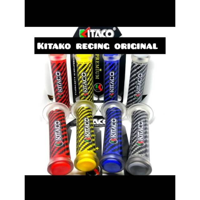 Handgrip Handsfat Sarung Gas Karbon Kitaco Premium/Handgrip Kitaco Karbon Original Premium