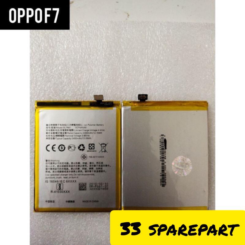 BATERAI/BATRE BLP661 OPPO F7 ORIGINAL