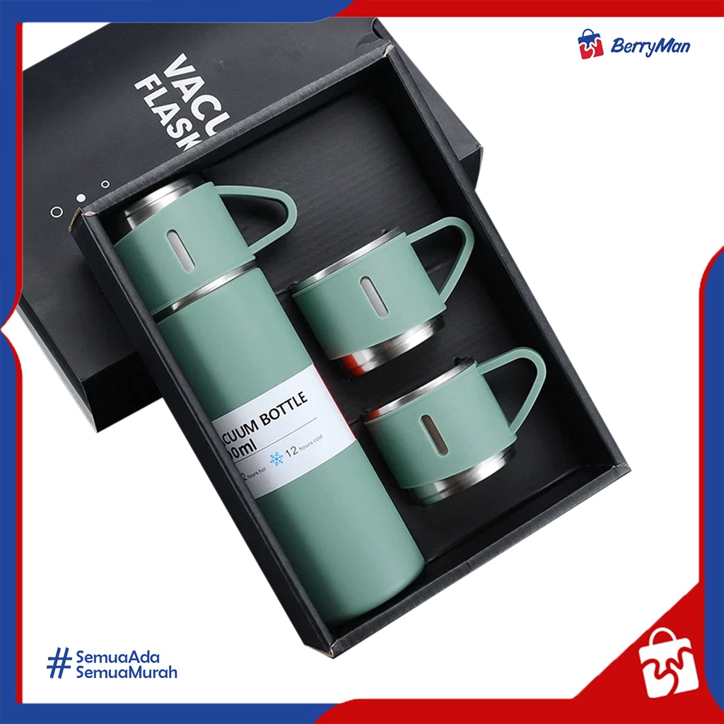 TERMOS SULTAN Vacuum Flask 500ml Stainless Set Hampers Gift Box