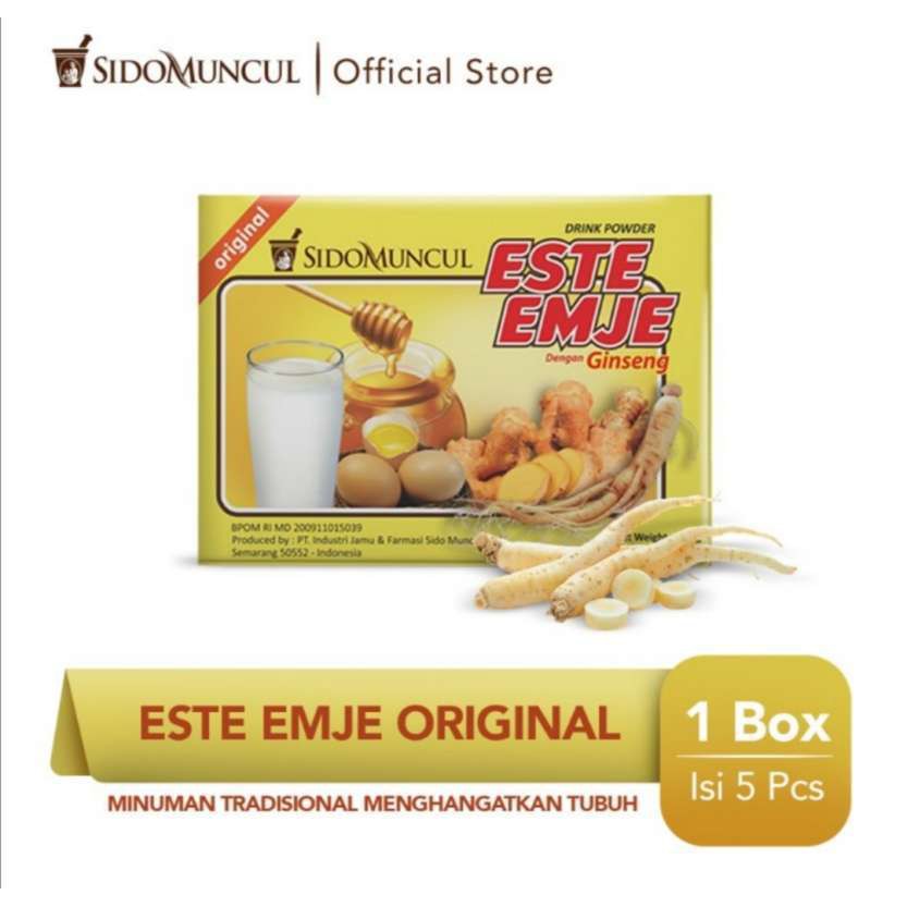 

Sidomuncul STMJ Ginseng isi 5 pcs x 30gr