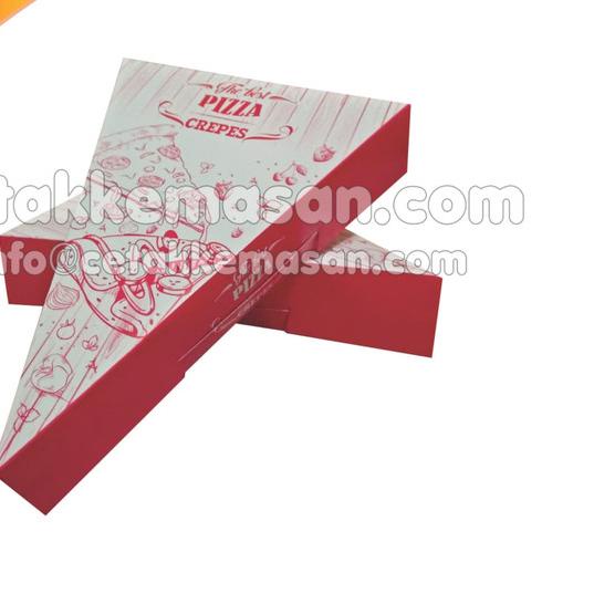 

➷ BOX PIZZA Dus CREPES SLICE uk 2X15X4 cm Foodgrade 1 pack ISI 50 pcs Ω