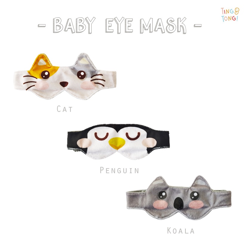 TINGTONG - Penutup Mata Bayi - Baby Eye Mask - Kacamata Jemur Bayi Karakter