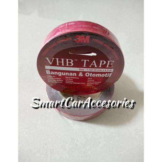 

DOUBLE TAPE / ISOLASI BOLAK BALIK 3M VHB ASLI FOAM 1 INCHI / 24 MM '