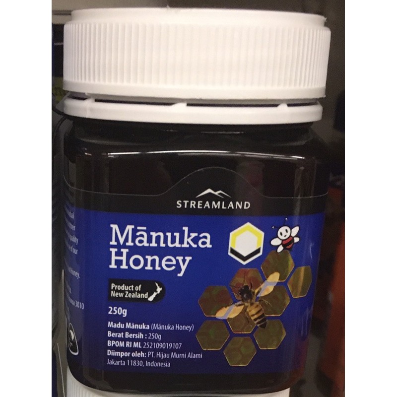 

manuka honey umf +15 merk streamland 250gr