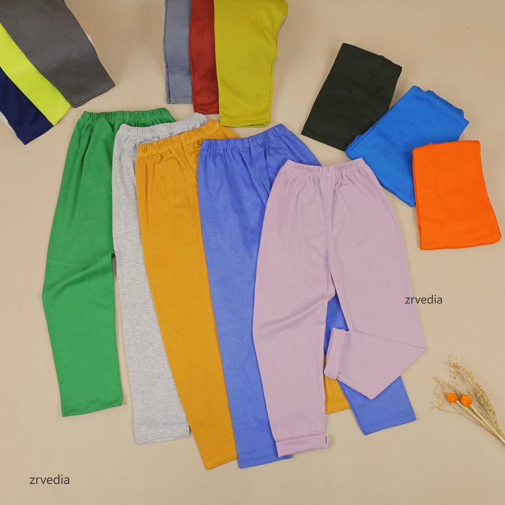 Legging Sheila uk 5-7 Tahun / EXPORT QUALITY Leging Panjang Anak Perempuan Remaja Celana Ketat Kiosbalitaaprillia