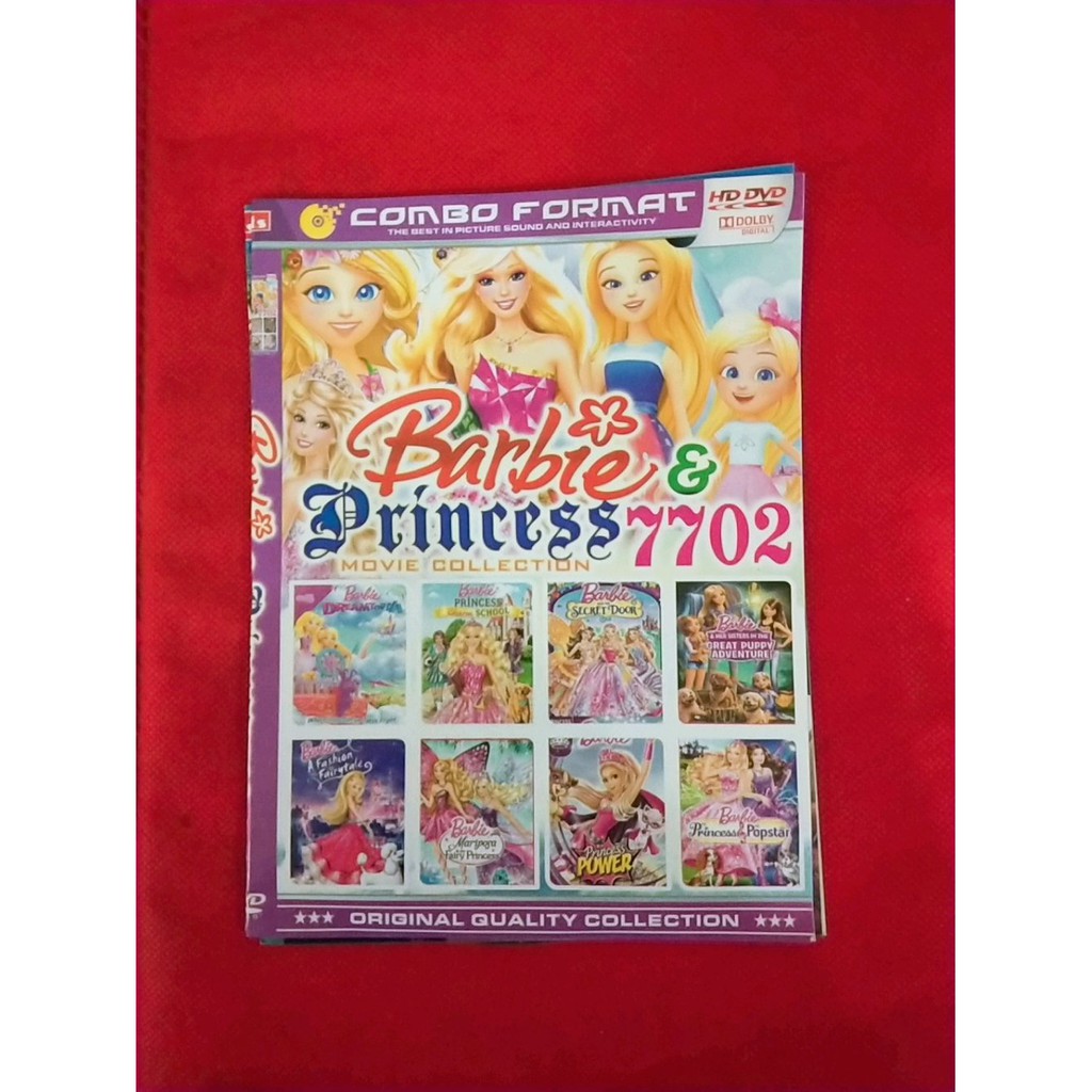 NEW KASET DVD FILM BARBIE PRINCESS COLLECTION KARTUN ANAK ANAK TERLARIS