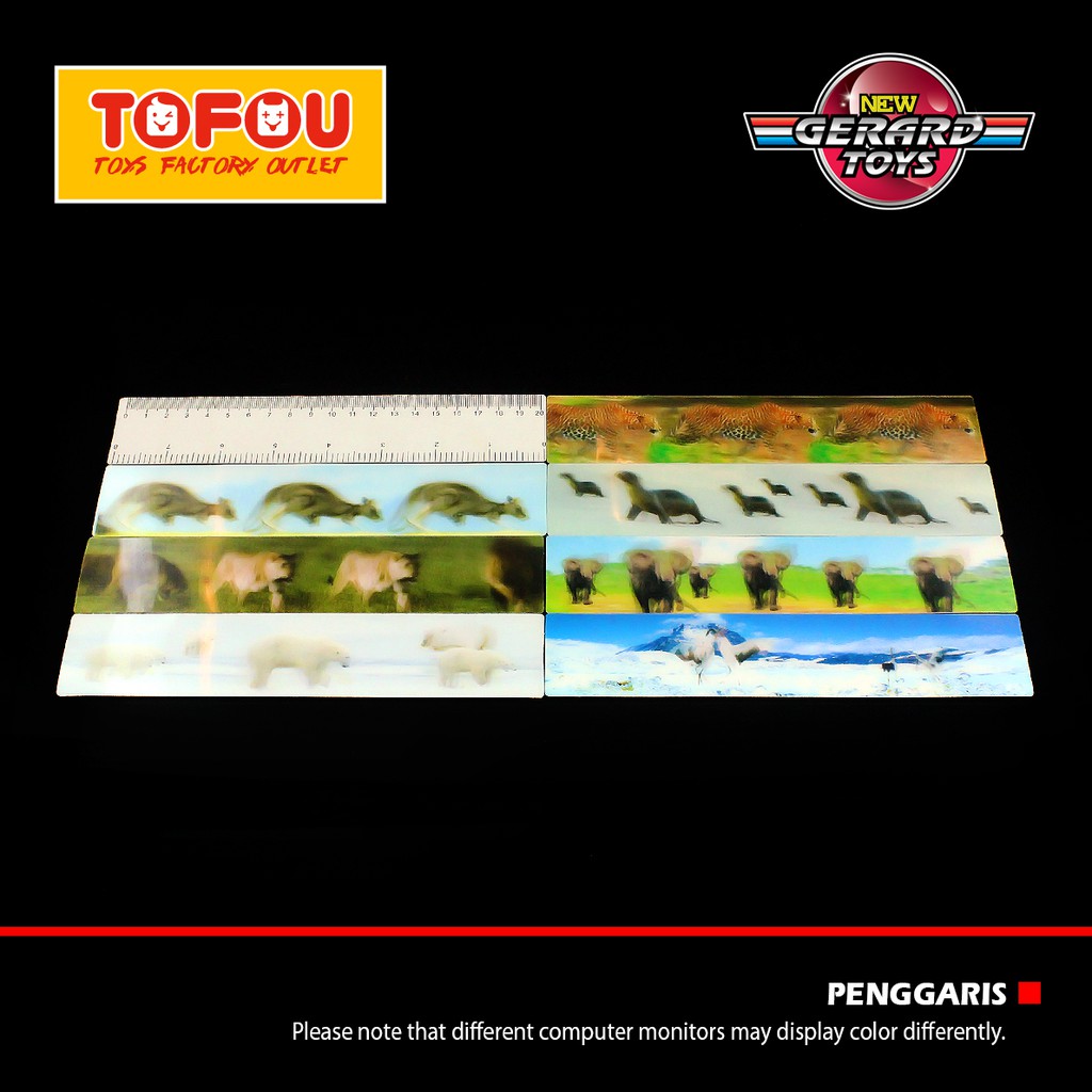 

Stationery Penggaris 3D Animal Murah