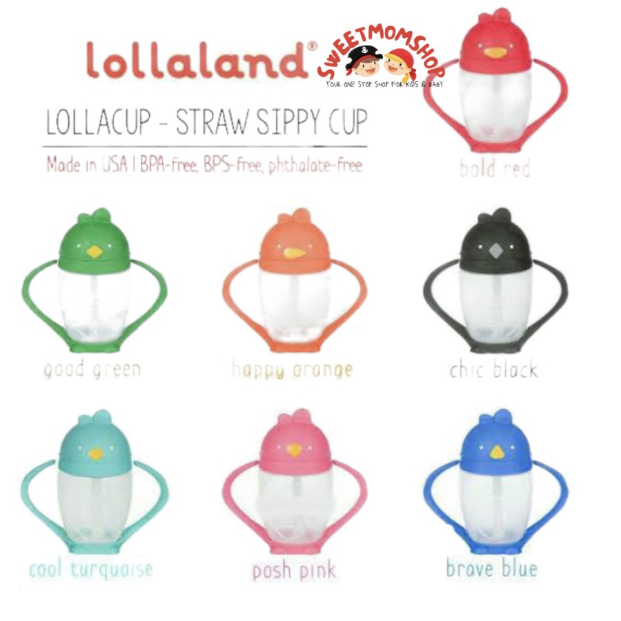 Sweetmomshop Lollacup Innovative Straw Sippy Cup - Botol Minum Anak 250 Ml