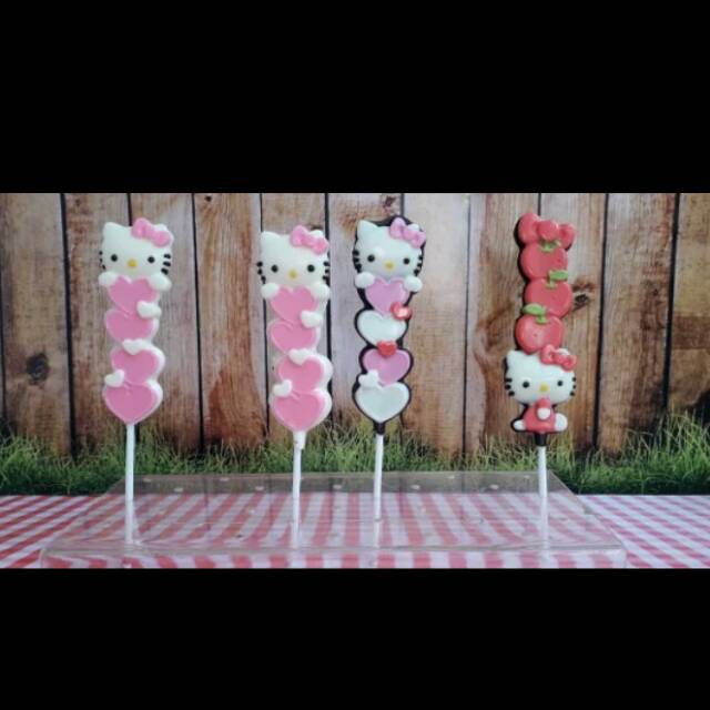 

Cokelat stik hello kitty love dan apple