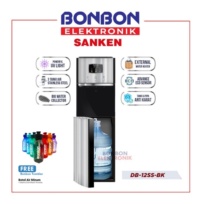 Sanken Dispenser Galon Bawah DB-12SS / DB 12SS