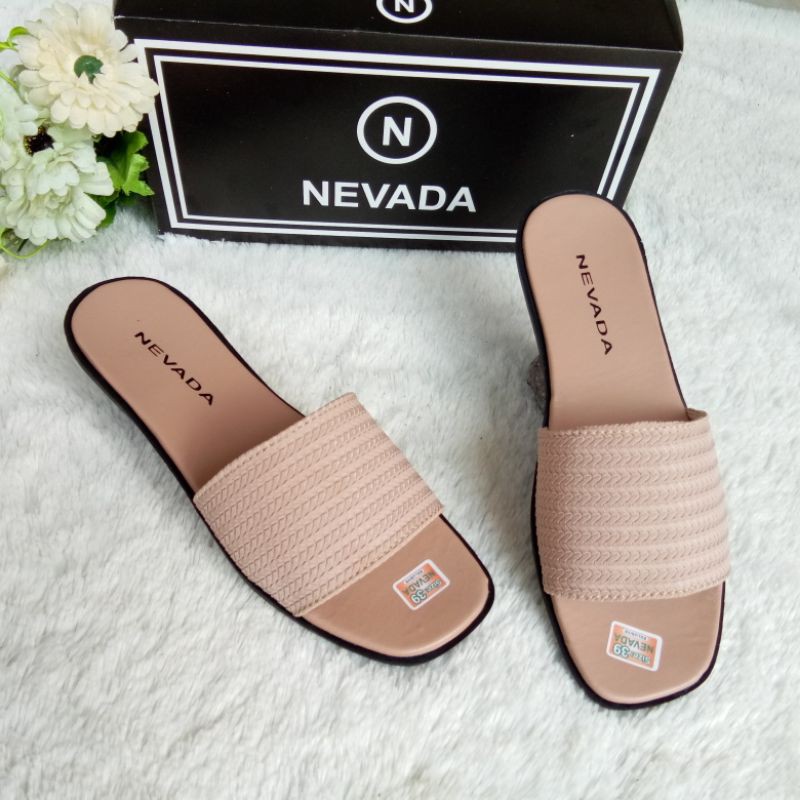 Sandal Wanita Slop Rajut NVada