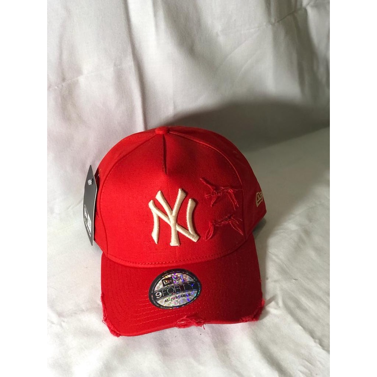 Baseball Cap • New YORK Merah - Topi Baseball Topi Baseball pria Topi wanita Original Distro