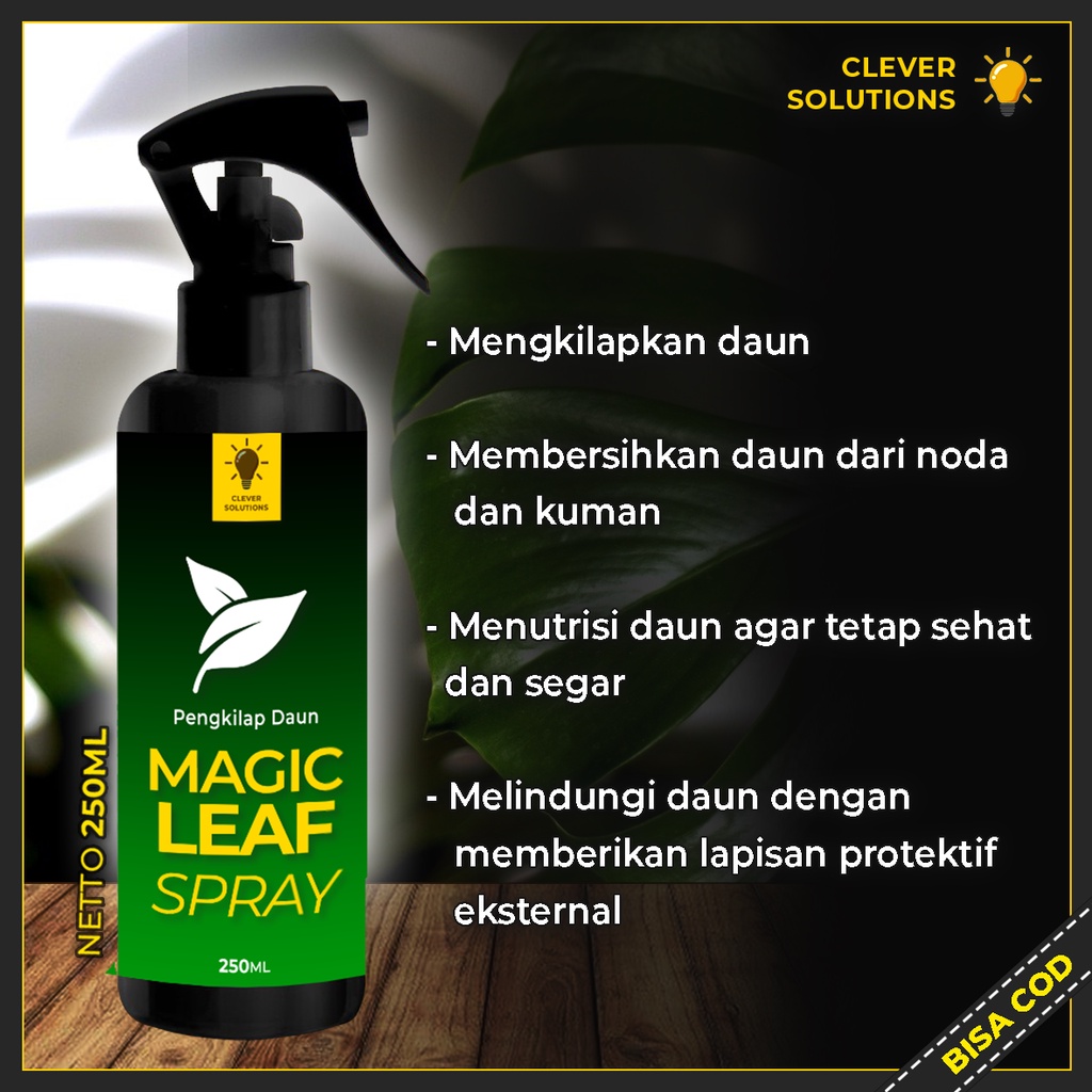 Semir Pengkilap Daun Tanaman Hias MAGIC LEAF Leaf Shine Aglonema Monstera Calathea Keladi Puring