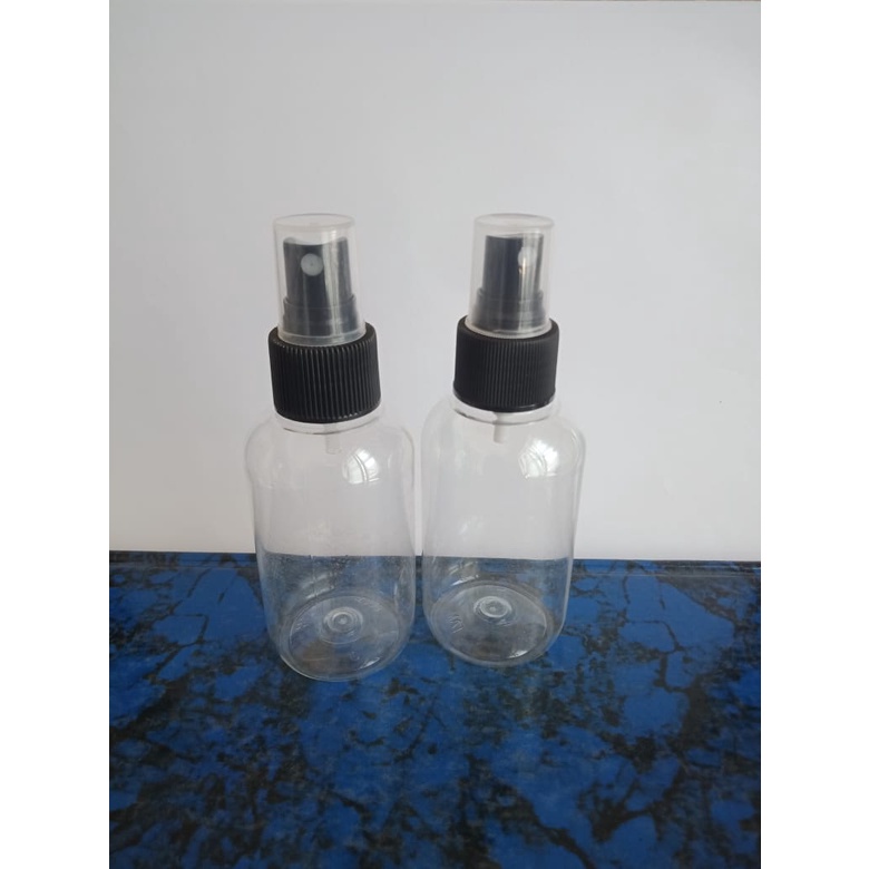 { Paket isi 10pcs }  BOTOL SBR  100ML SPRAY HITAM BODY NATURAL