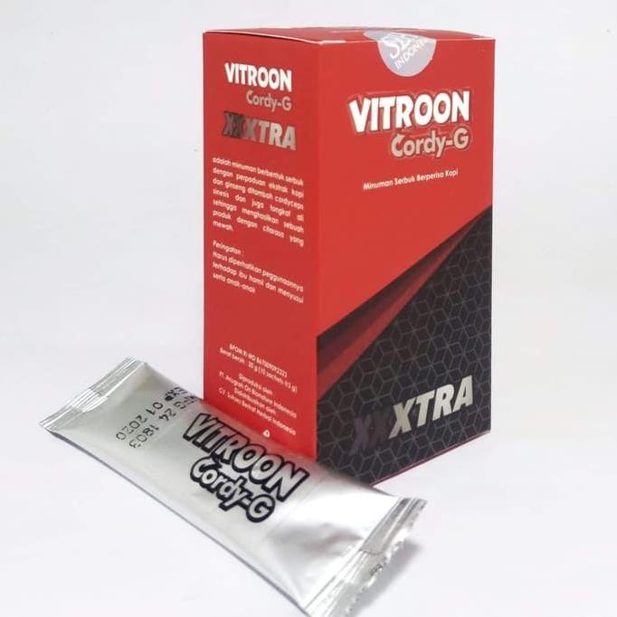 VITROON vitron Cordy-G Minuman Serbuk Berperisa Kopi Stamina Pria