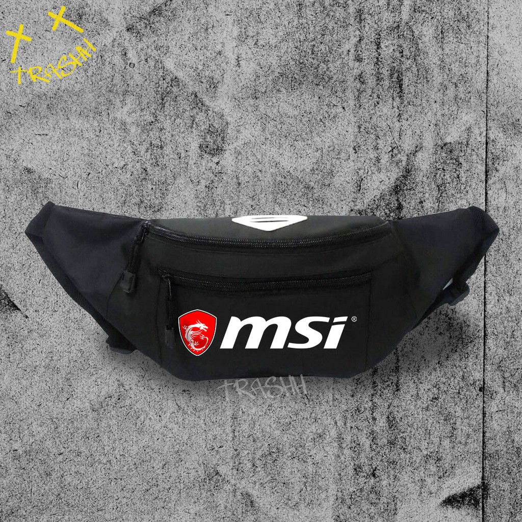 Tas Selempang Waistbag MSI LOGO GAMING SERIES Canvas