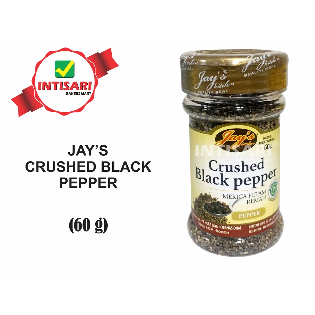 

JAY'S CRUSHED BLACK PEPPER (MERICA HITAM REMAH) 60 G