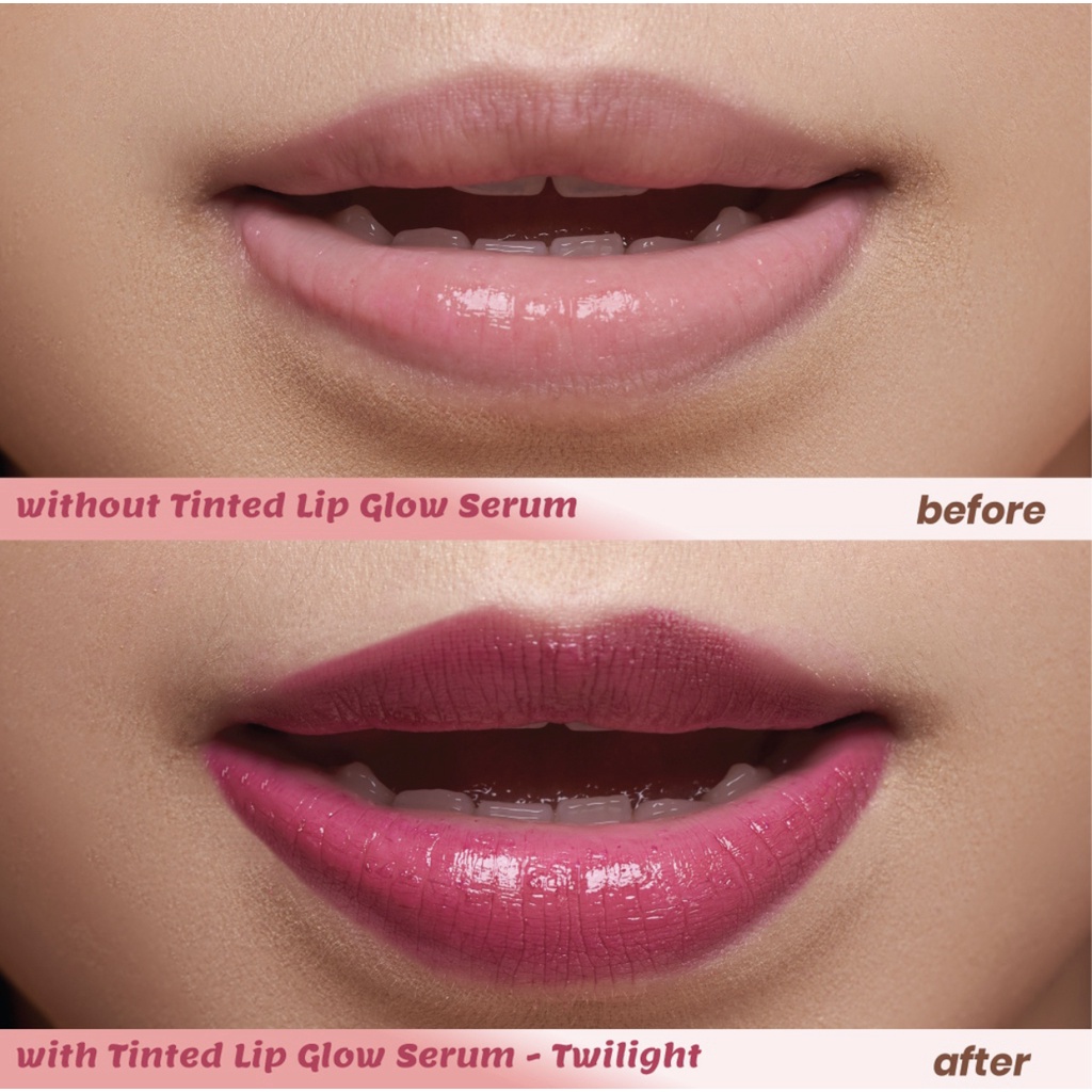 SALSA Lip Glow Serum - Moisturizing Serum Bibir TINTED COLOUR CHANGING PERTAMA