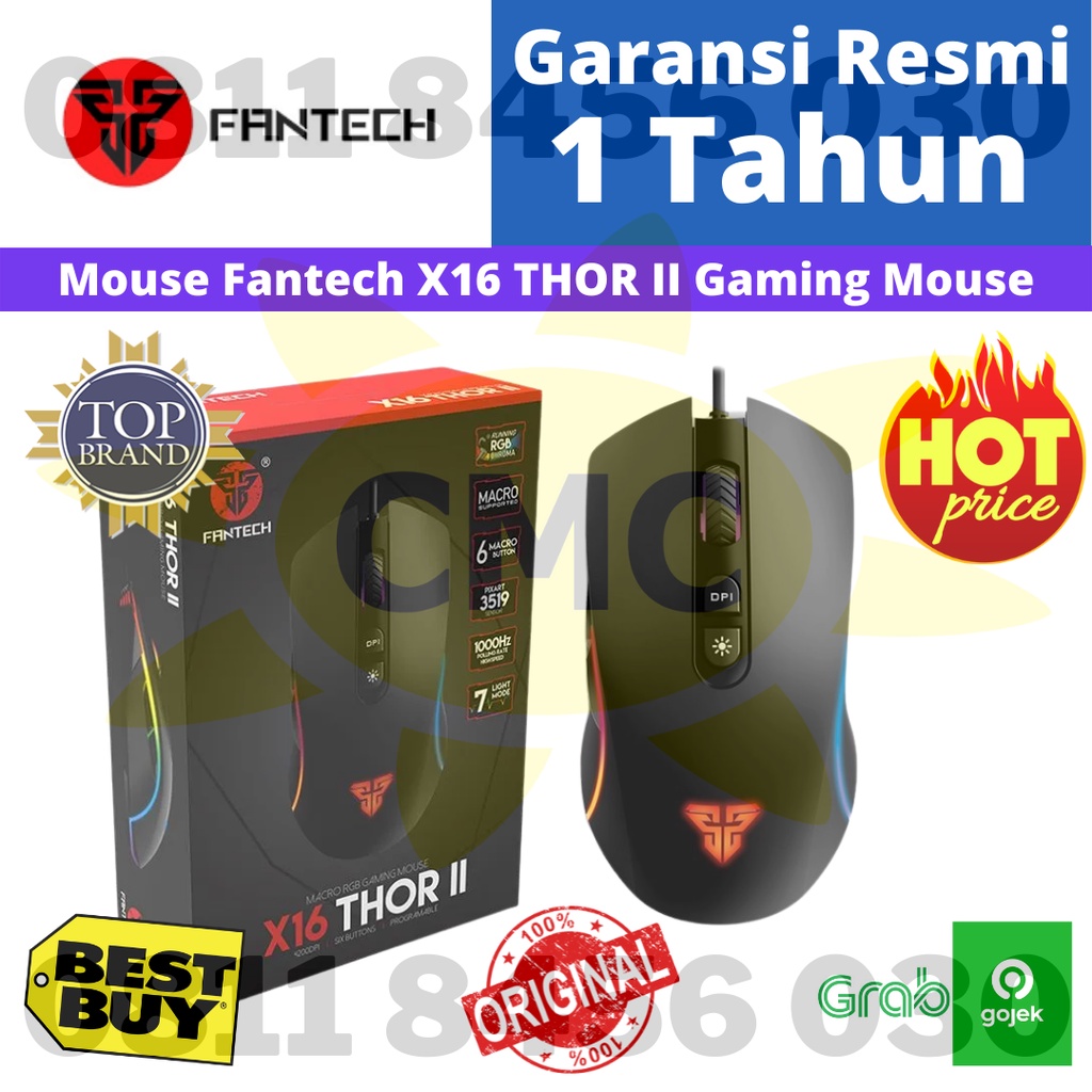 Fantech Thor II X16 Macro RGB Gaming Mouse