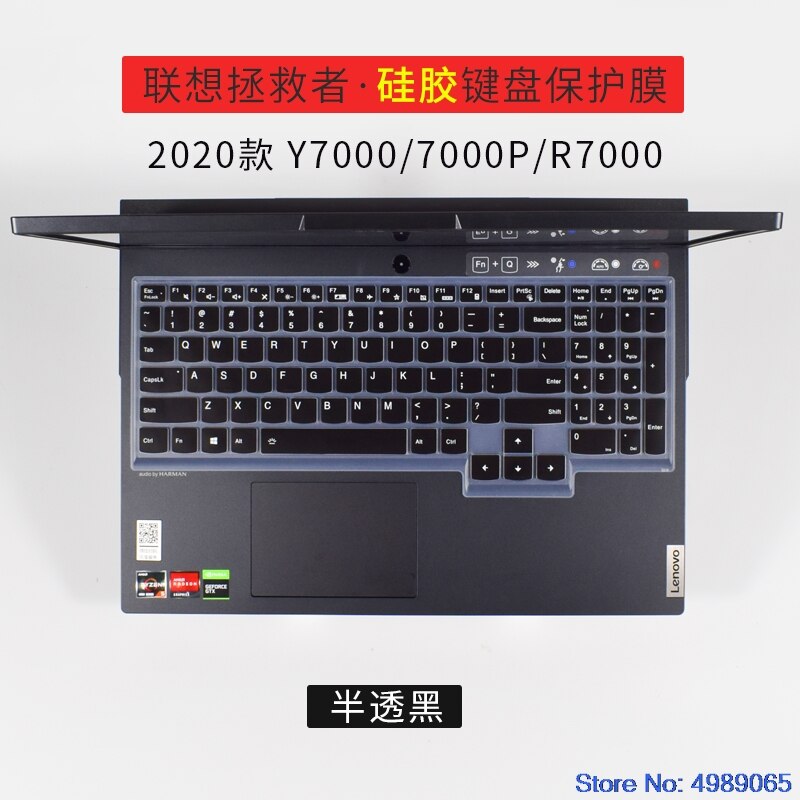 Skin Silikon Pelindung Keyboard 15.6 &quot;Untuk Lenovo Legion 5 15 2020 R7000 Y7000 Y7000P R7000P Legion5 15&quot;