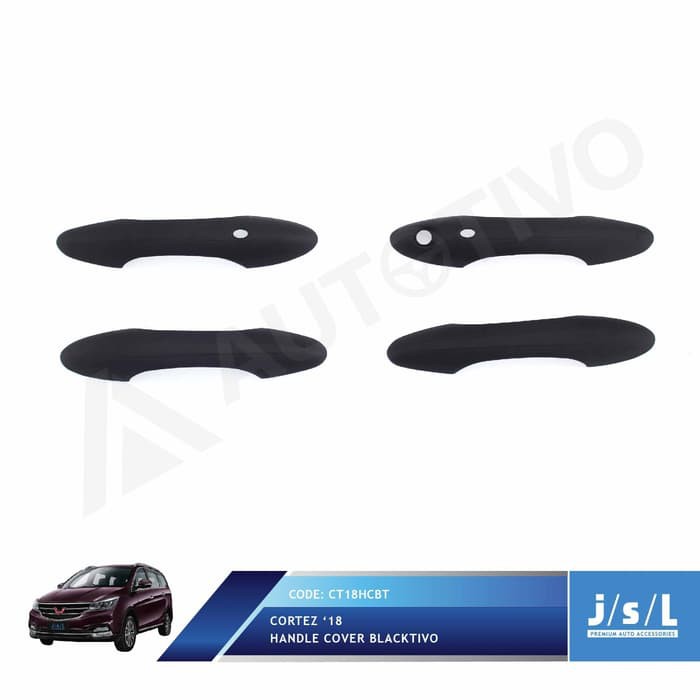 Cover Handle Pegangan Pintu Wuling Cortez Blacktivo