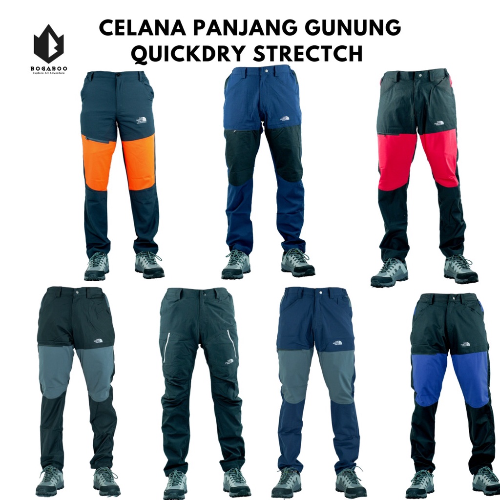 BISA COD Celana Panjang Gunung Quickdry  (Cepat Kering) Ultralight - Celana Gunung Trekking Hiking Mendaki