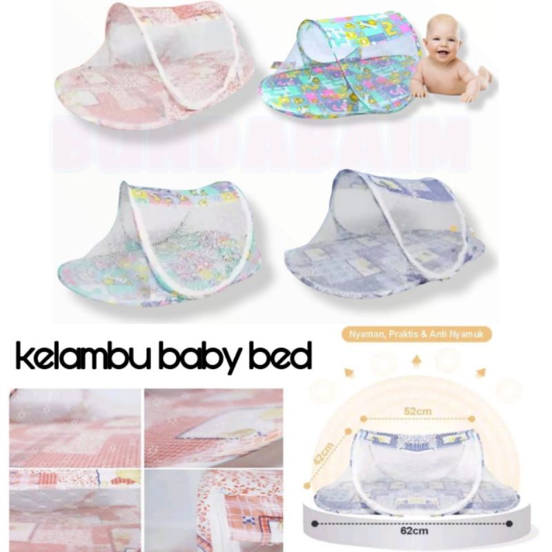 (Murah) Kelambu Bayi / Kelambu Baby Bed / Kelambu Anti Nyamuk Serangga / Kelambu Bayi Murah