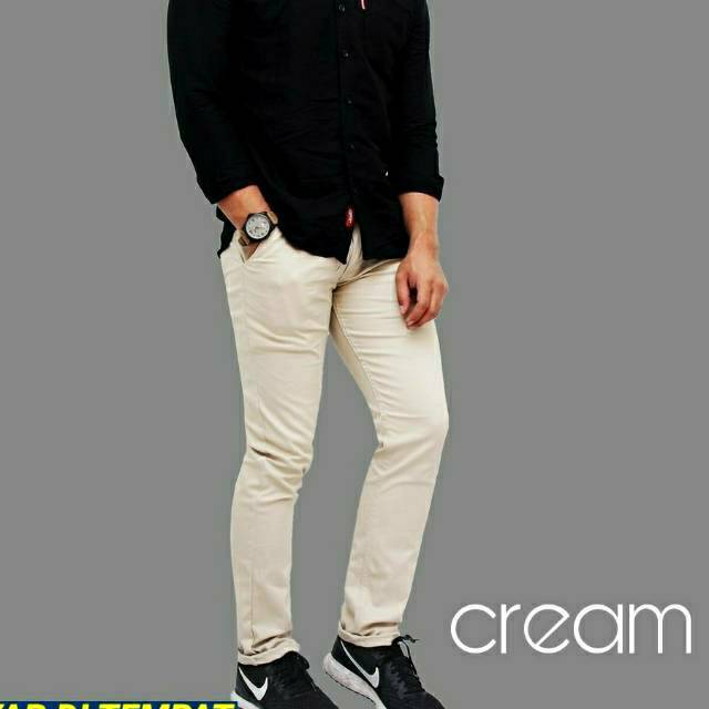 Celana Cheap Monday Chino Pria KERJAHARIAN Santai Casual Formal