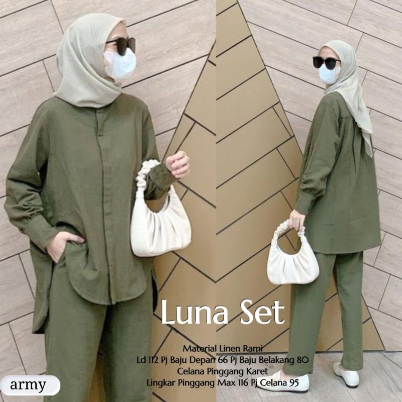 LUNA SET SETELAN WANITA TERBARU