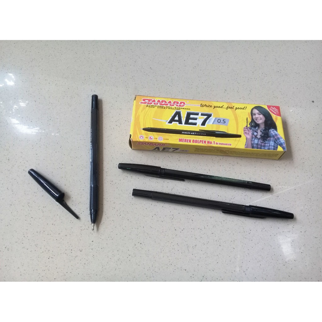 

Pulpen Duo Strip Hitam 0,5mm Super Smooth & Stylish - Standard AE7