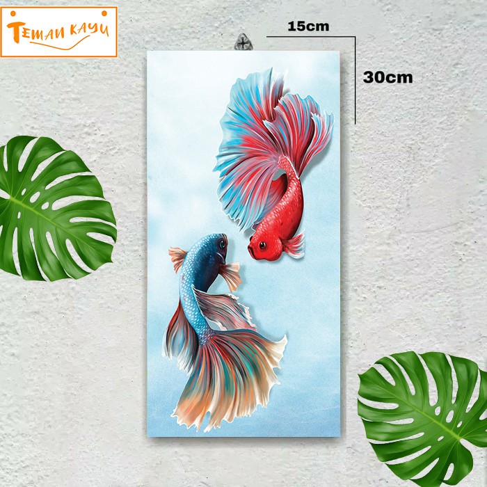 Hiasan Dinding/Walldecor/IKAN CUPANG