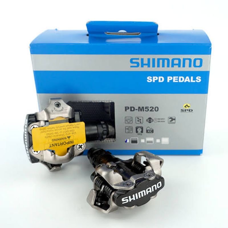 PEDAL CLEAT SHIMANO MTB M520 dengan cleat