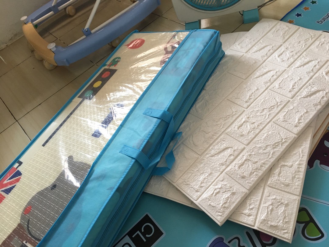 Hot Promo !! [cod] Wallpaper Foam 3d Bata Putih|white Brick Panel|classic Brick 70*77 Cm