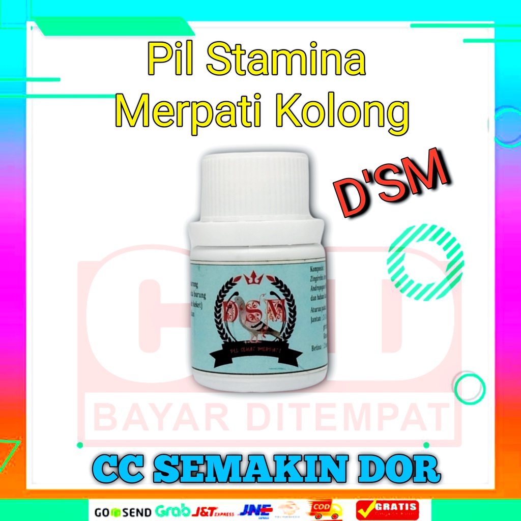 Pil D'SM sehat merpati jamu merpati pil merpati dsm pil dsm