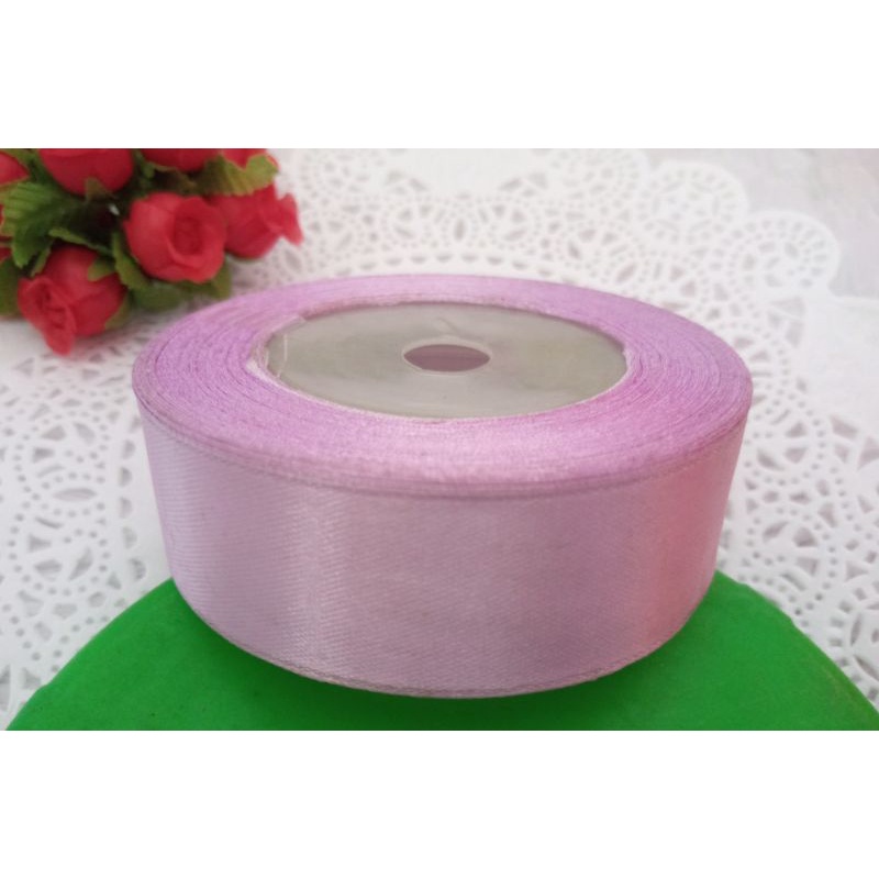 

1roll Pita Satin 2,5cm Ungu Muda