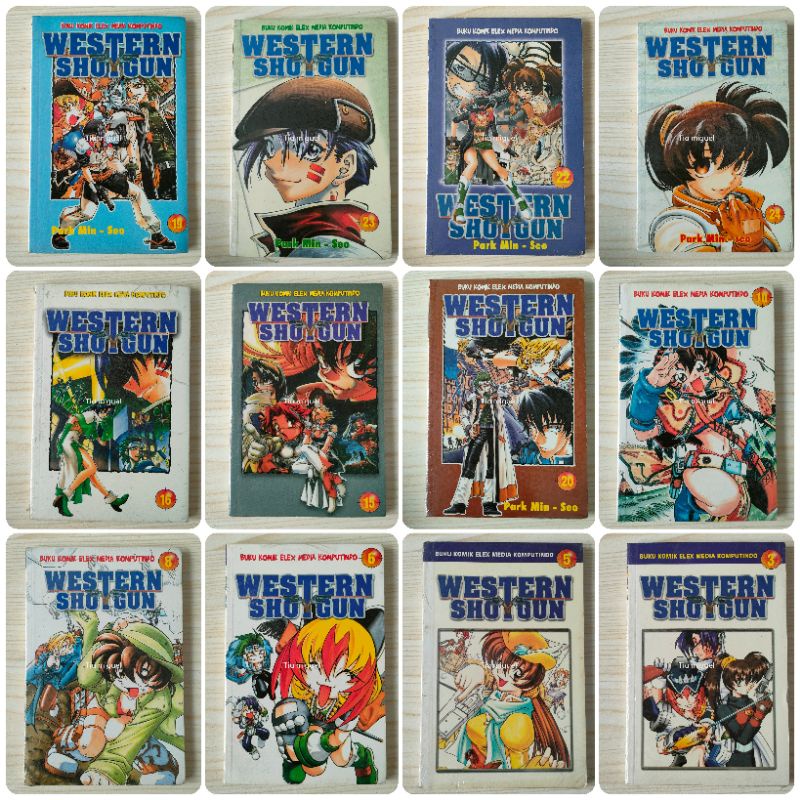 komik western shotgun vol 1,2,5,6,8,10,11,15,16,19,20,22,23,24,27,28,29,33