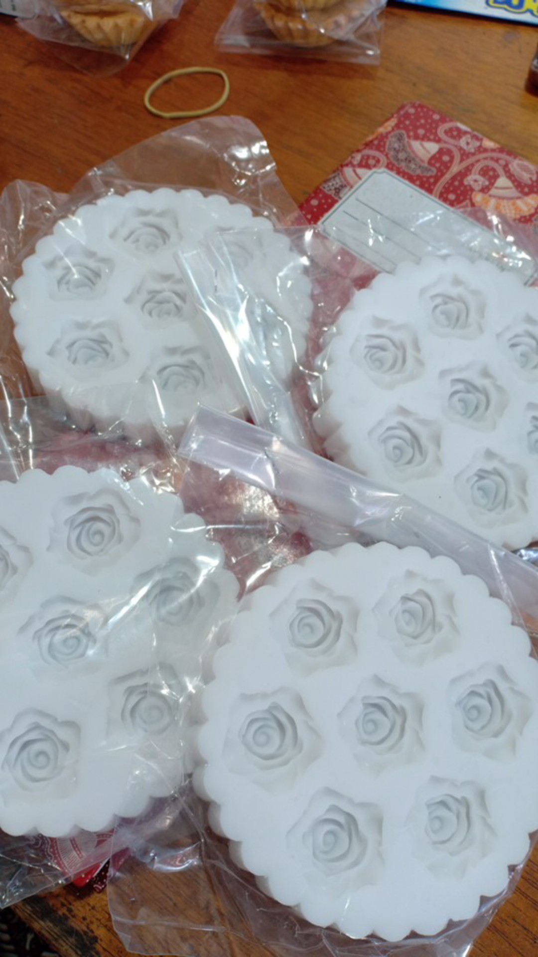 Cetakan Silikon / Silicone Mold Bunga Rose R1
