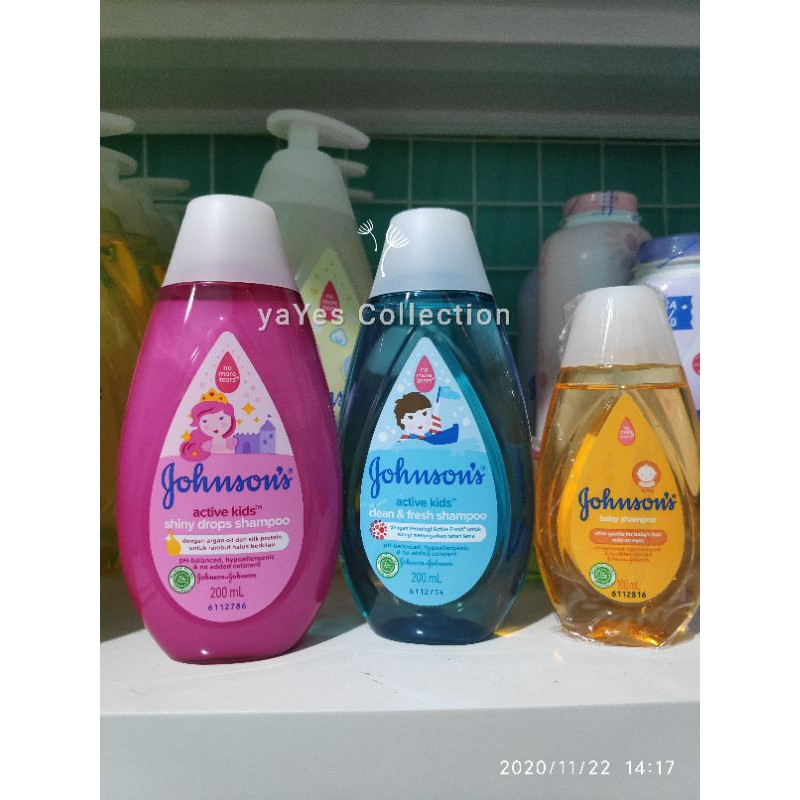 Johnson's Baby soft shiny drops Shampoo 200 ml bayi shampo johnson johnsons perlengkapan mandi