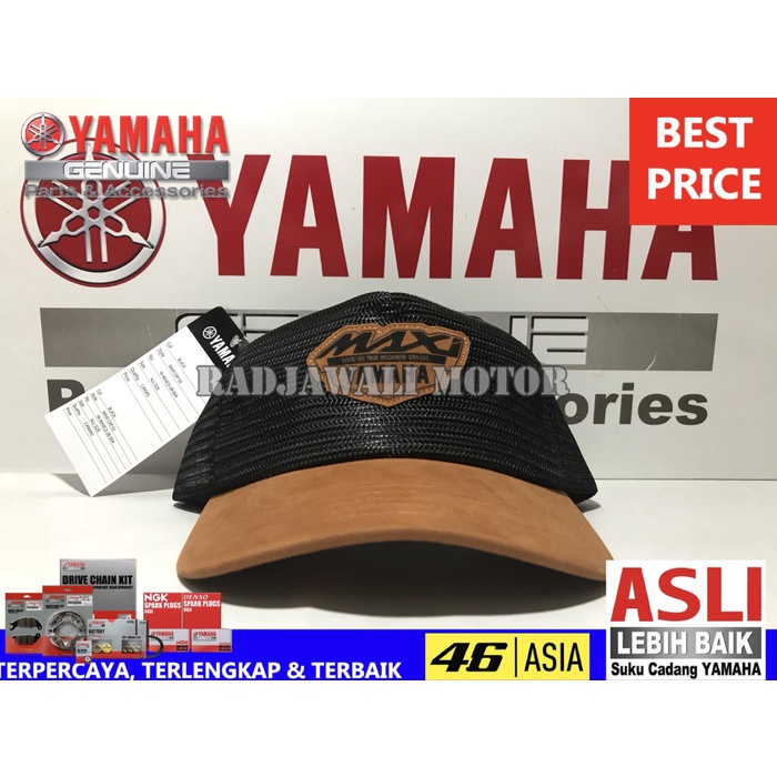 TOPI MAXI YAMAHA COKLAT ASLI ORIGINAL YAMAHA
