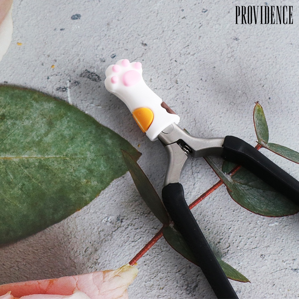 Providence Tweezers Cap Cat Shape Avoid Hurting Hands Silicone Protective Manicure Nipper Cover for Home