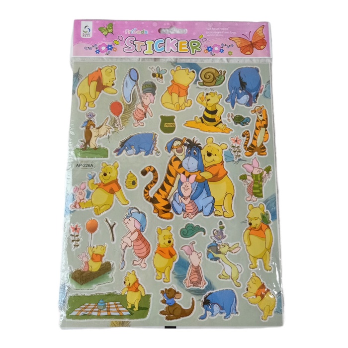 

ADORA AMO Mainan Sticker Stiker ANAK POOOH - isi 10 pcs