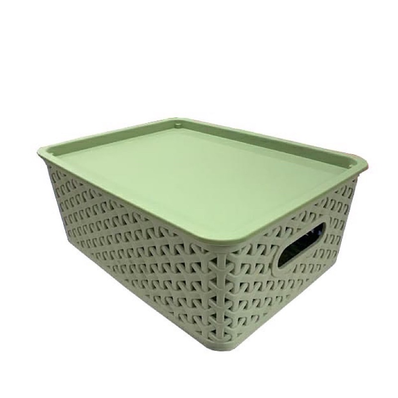 Storage Box Serbaguna, merek: LOJI, model: HX 0028023, size (Small): P 26.5 cm x L 20 cm x T 10.5 cm