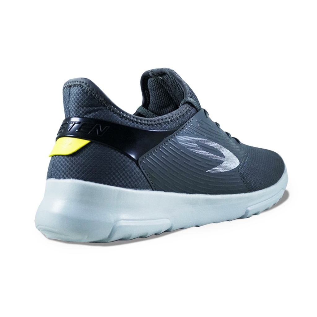 910 Nineten Kiva Sepatu Running - Abu / Kuning ( Vol 2 )-2