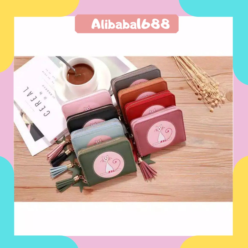 *ALIBABA1688*COD DOMPET WANITA D06 DOVE KELLY BELLY MINI GRACE KOREAN FASHION TRENDY FASHION WALLET