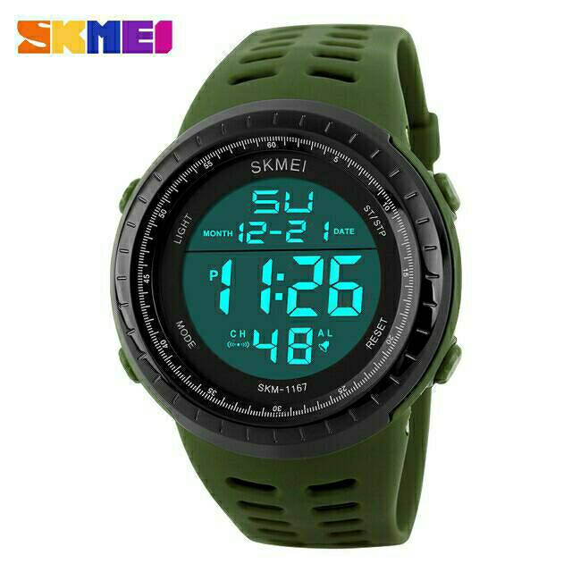 Jam Tangan Pria / SKMEI Digital 1167 Men / Jam Tangan Digital LED Original / SKMEI