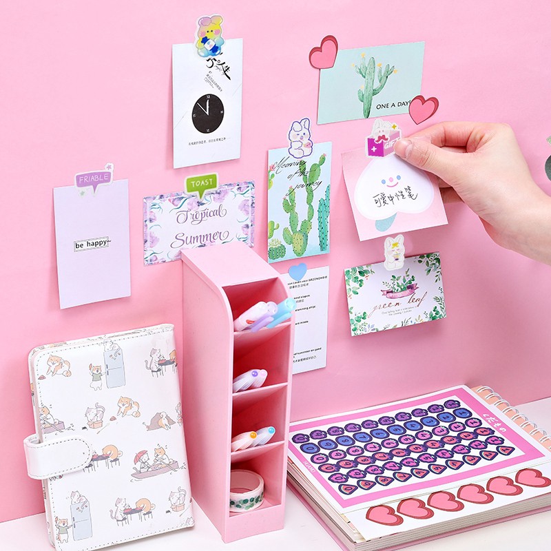 HL0128 Stiker Notebook Motif Kartun Sticker Journal Planner Pack S1458