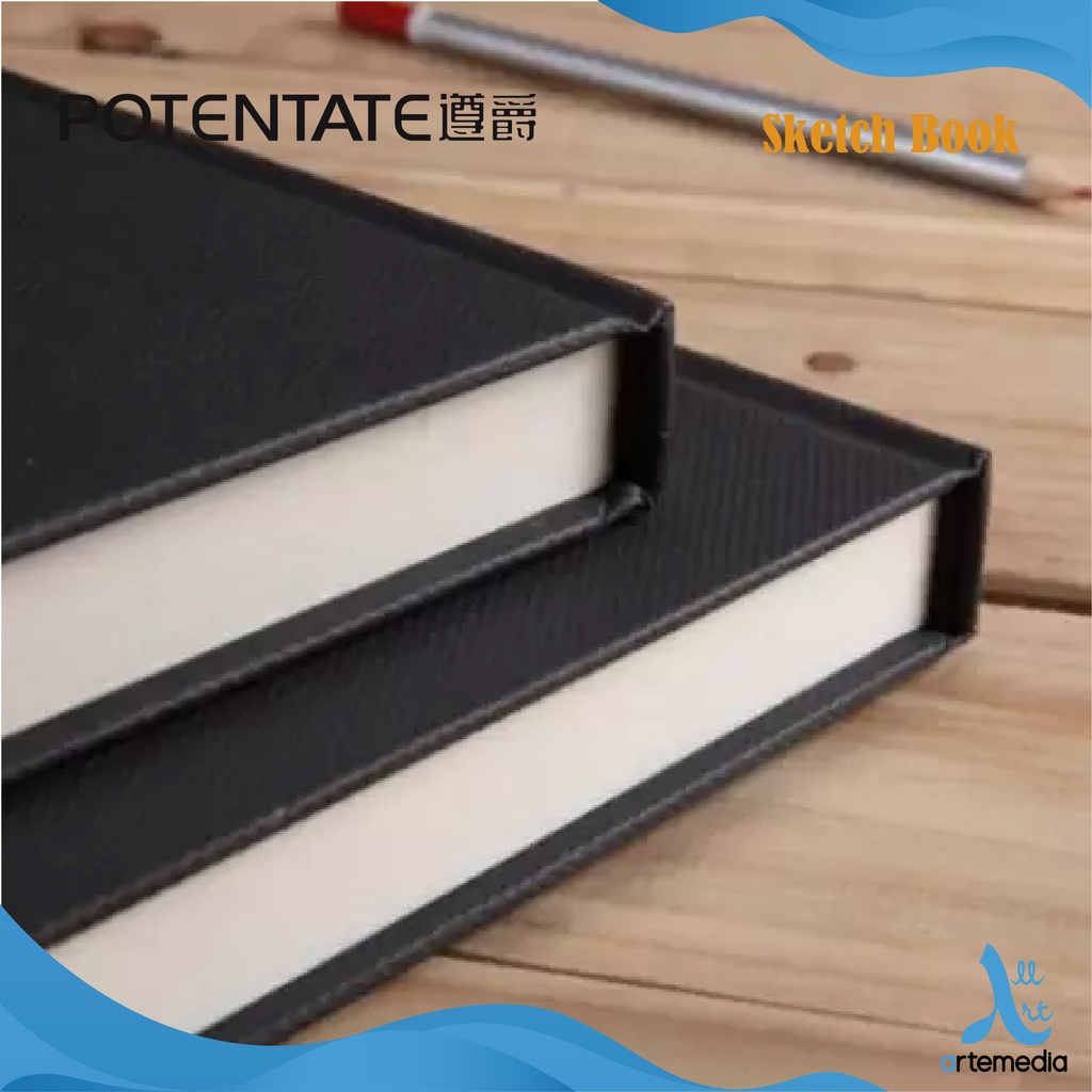 Buku Sketsa Potentate Hard Cover A5 Stitch Bound Sketchbook-5